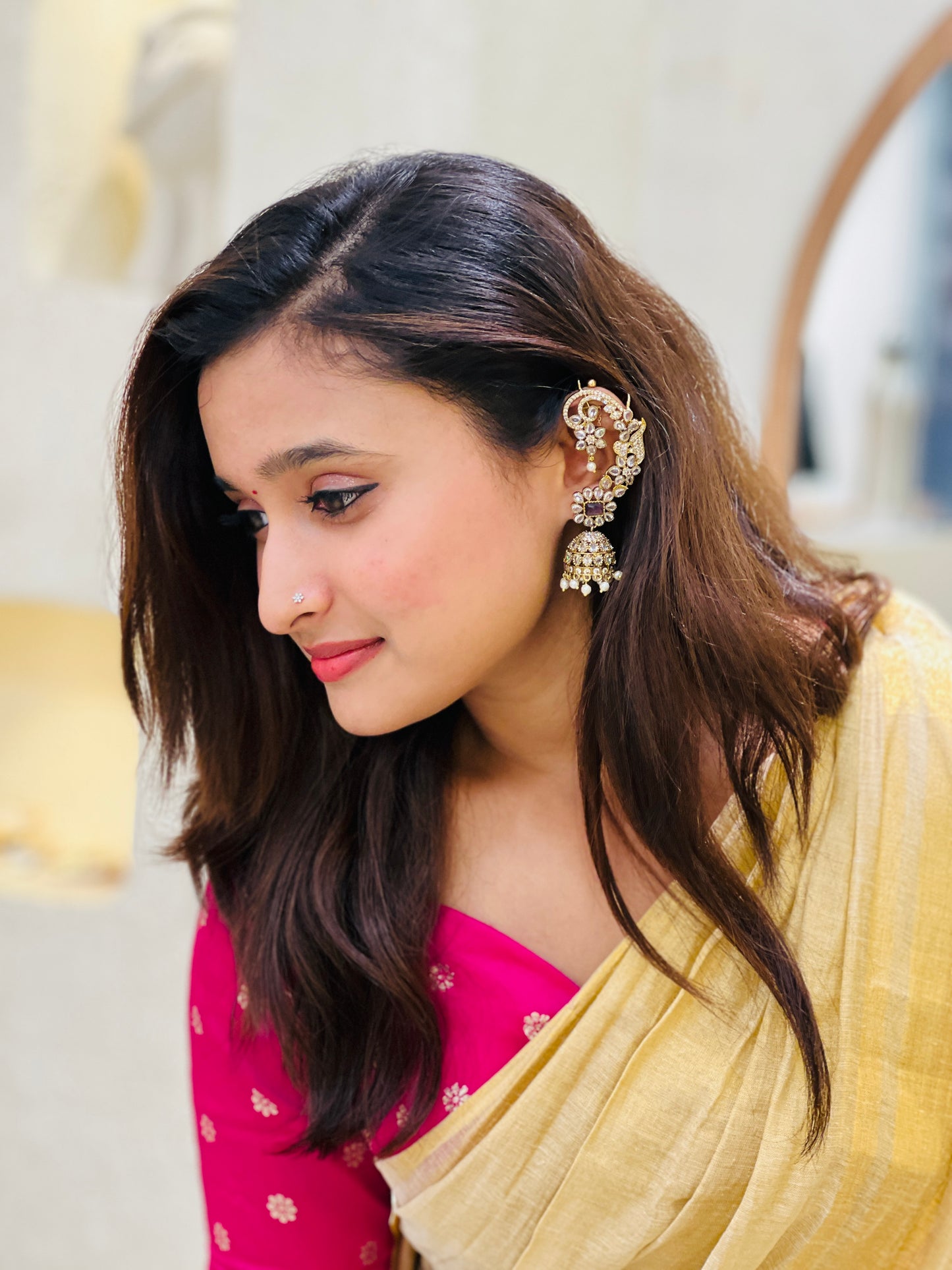 Padmini Cuff Jhumka