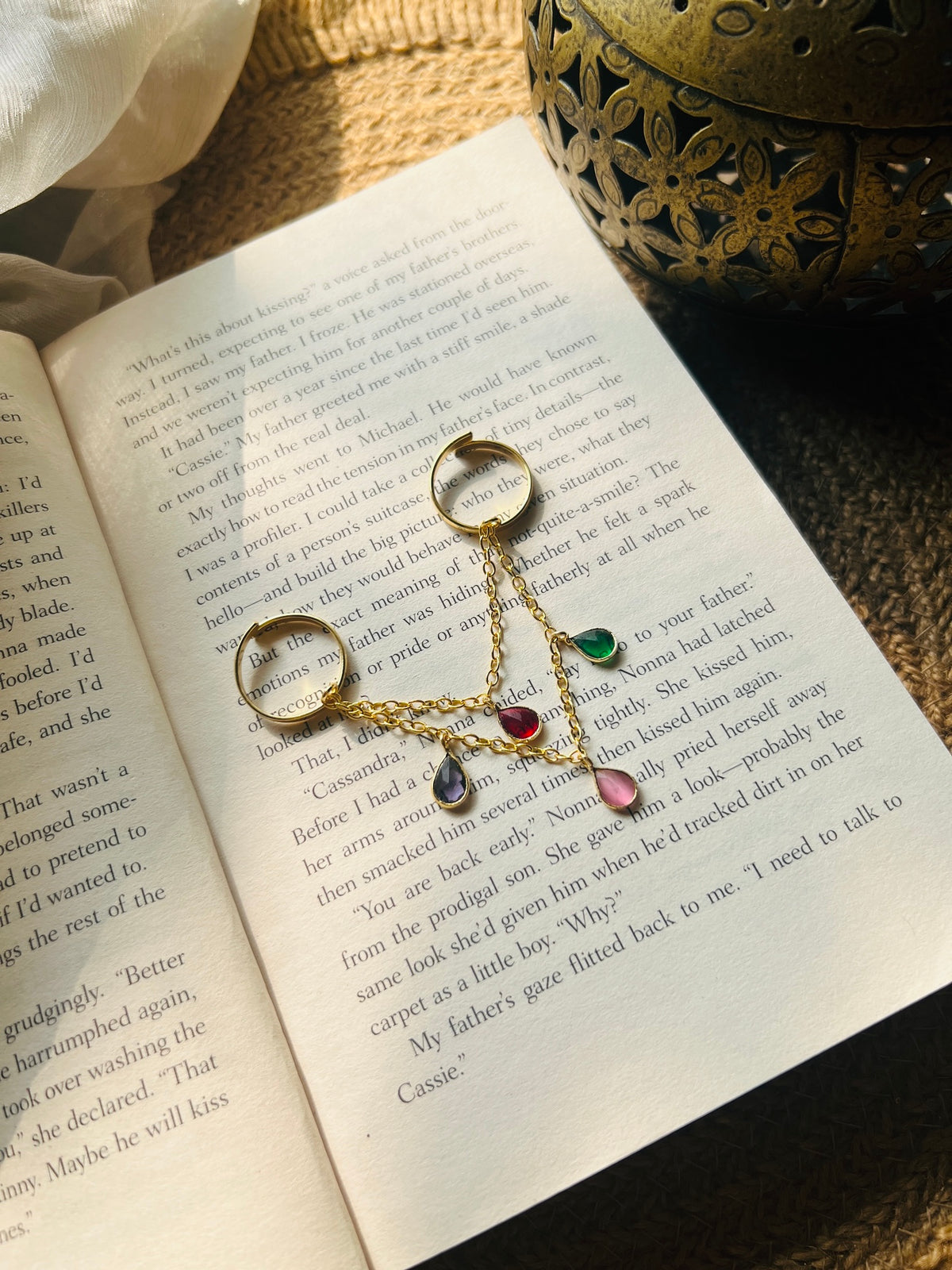 Mira Multicolour Charm Adjustable Ring
