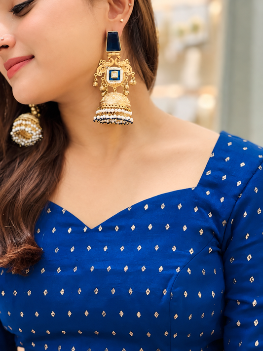 Neel Mahal Jhumkas