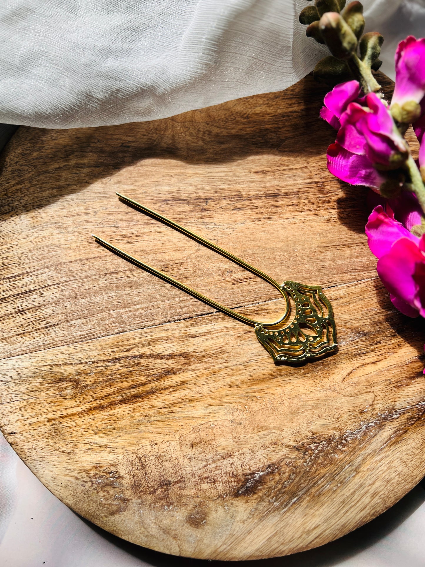 The Plaited U-Hair Pin