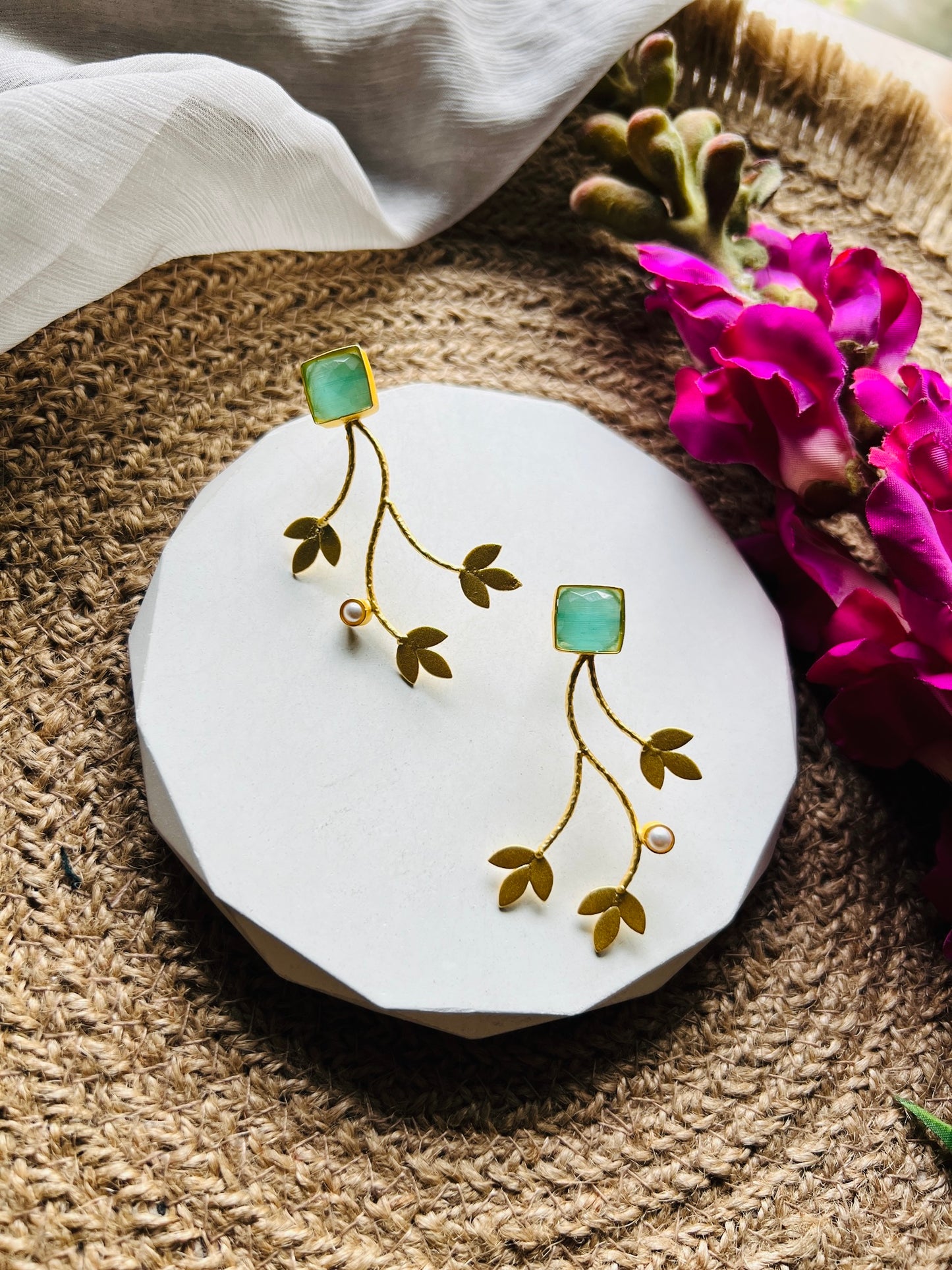 Florenza Drape Earrings - Earrings