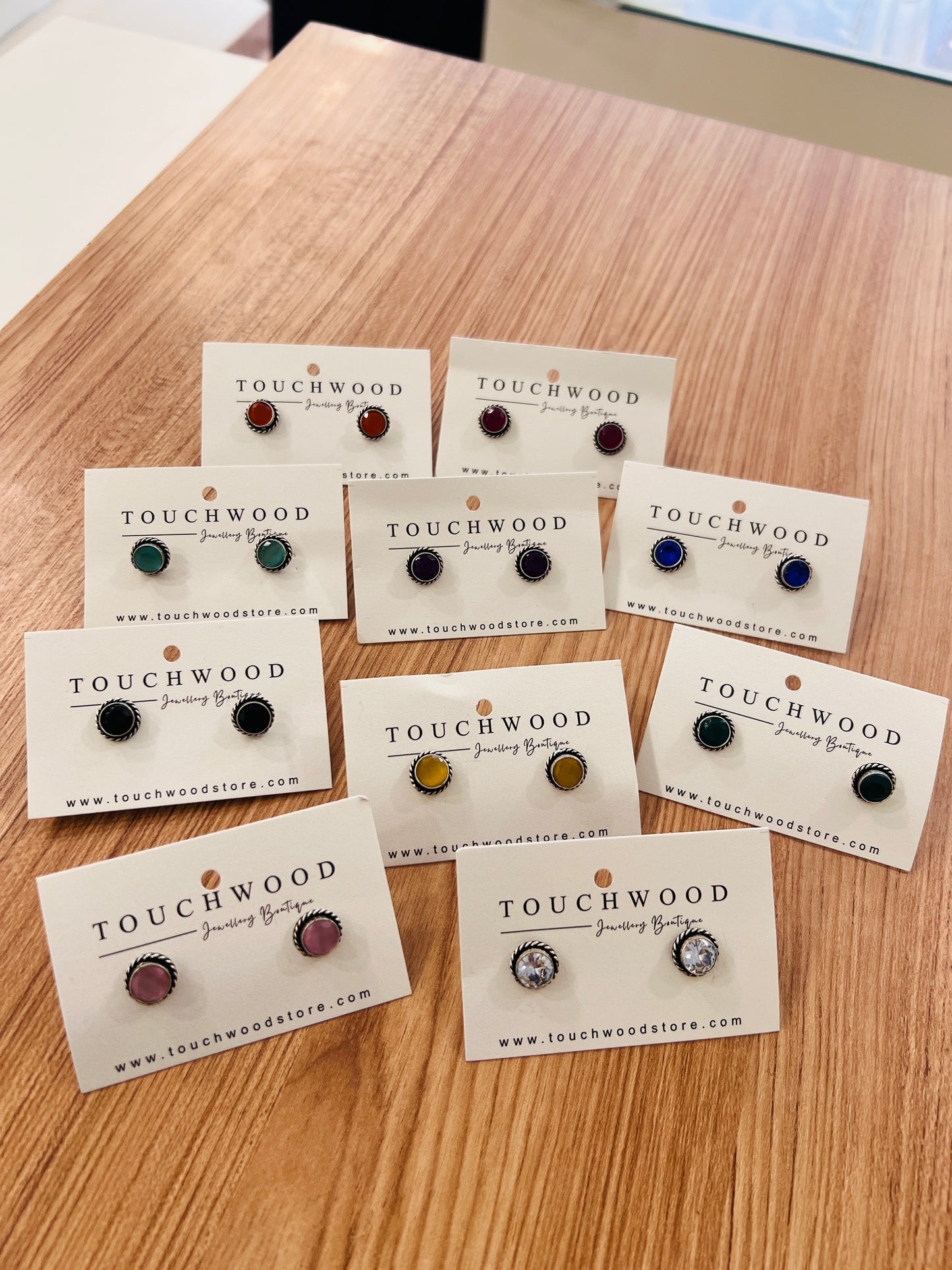 Aurora Stone Studs