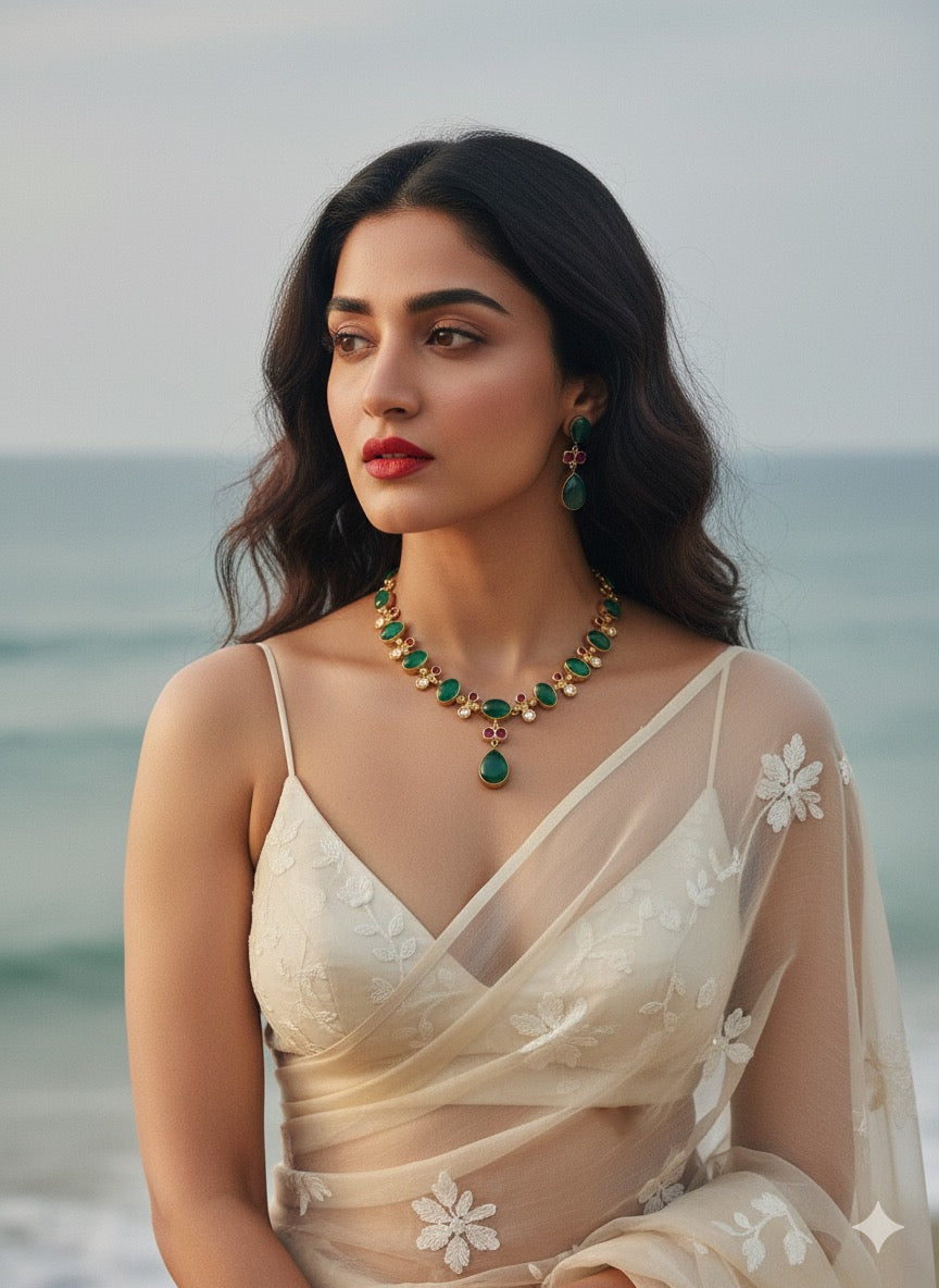 Esmeralda Gulabi Necklace Set