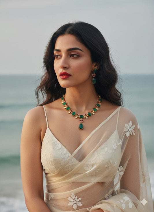 Esmeralda Gulabi Necklace Set