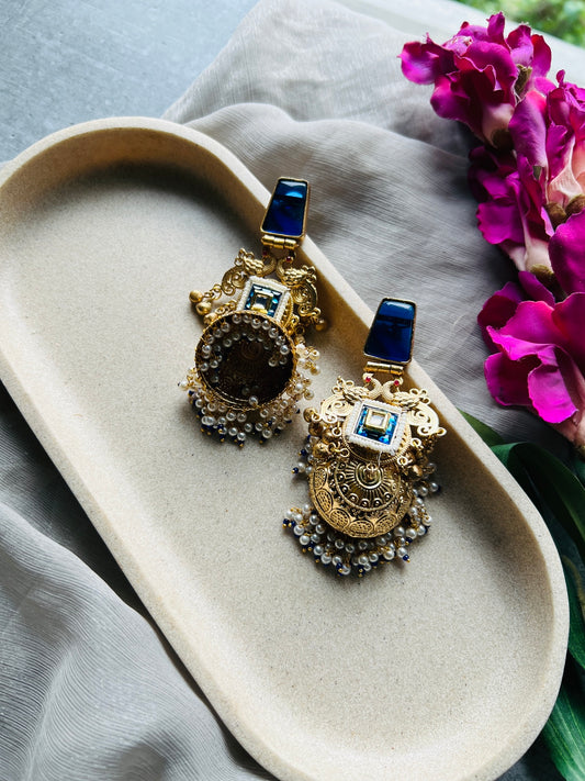 Neel Mahal Jhumkas