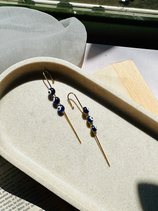 Mystic Pearl Evil Eye Ear Cuff