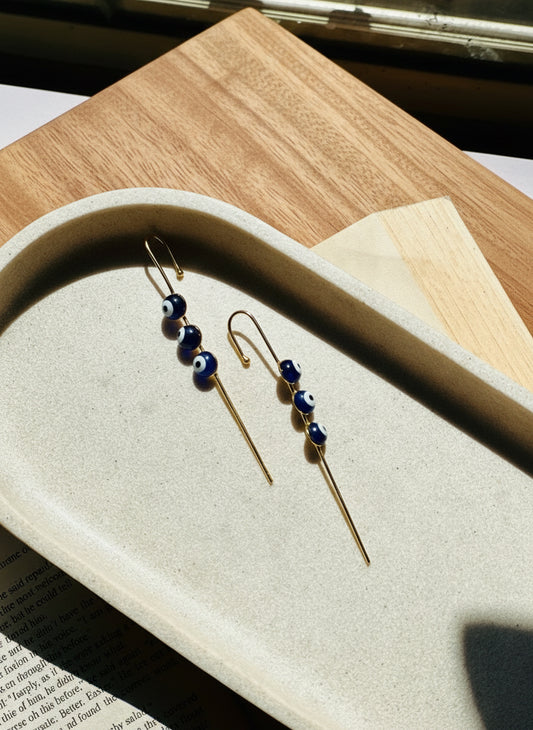 Mystic Pearl Evil Eye Ear Cuff