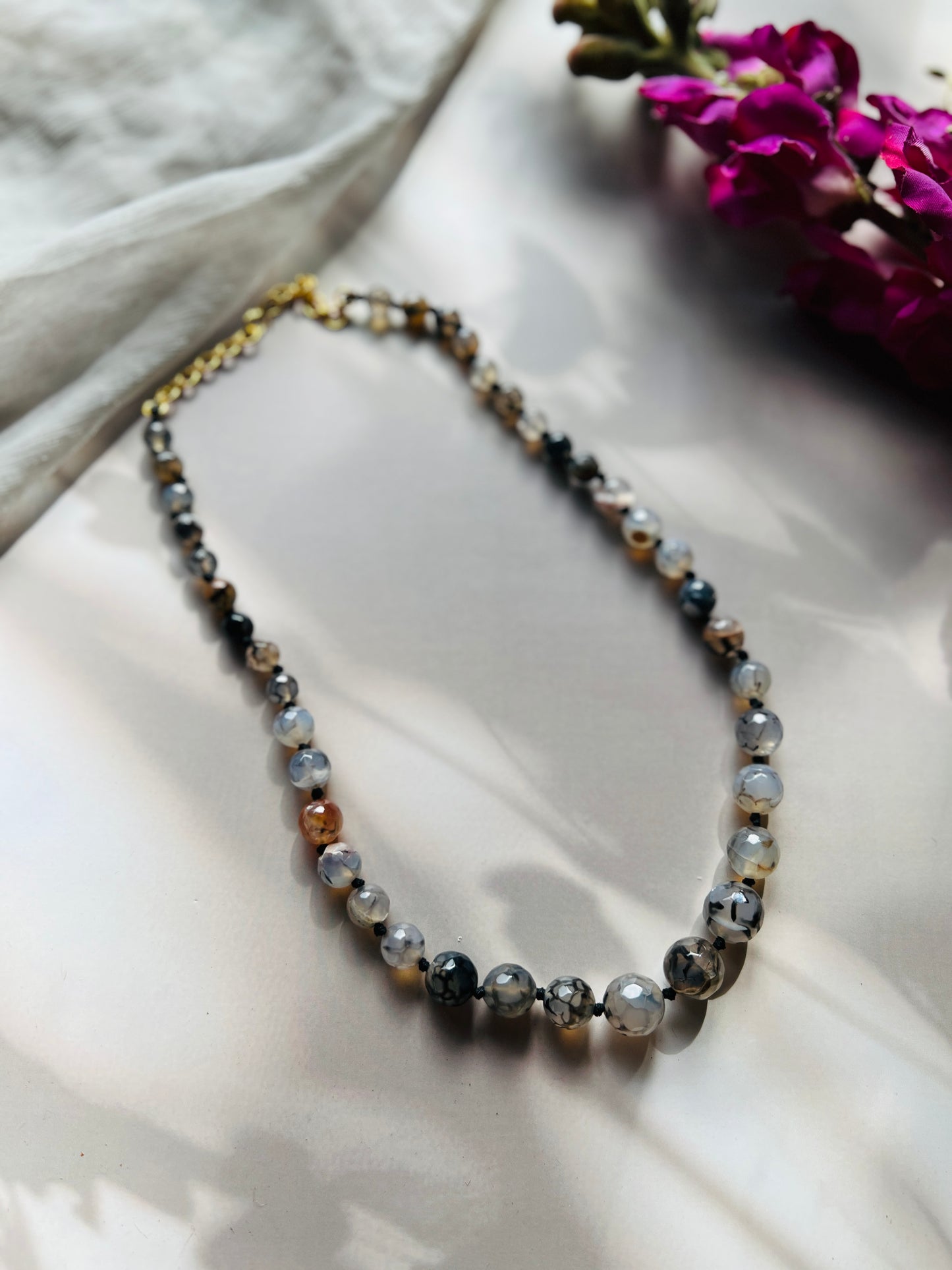 Elysian Marble Charm Neckpiece - Neckpiece