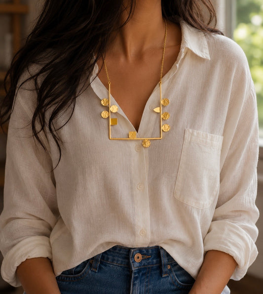 Saira Contemporary Neckpiece (mini)