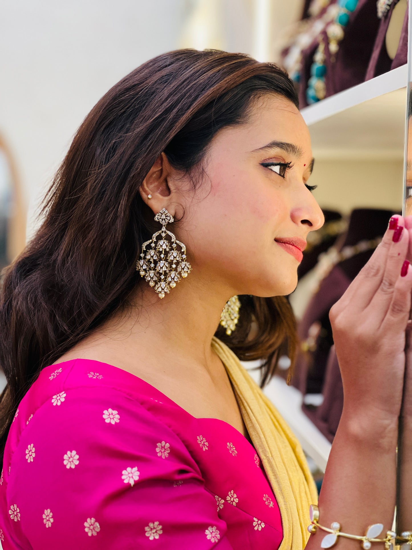 Vasudha Long Earring