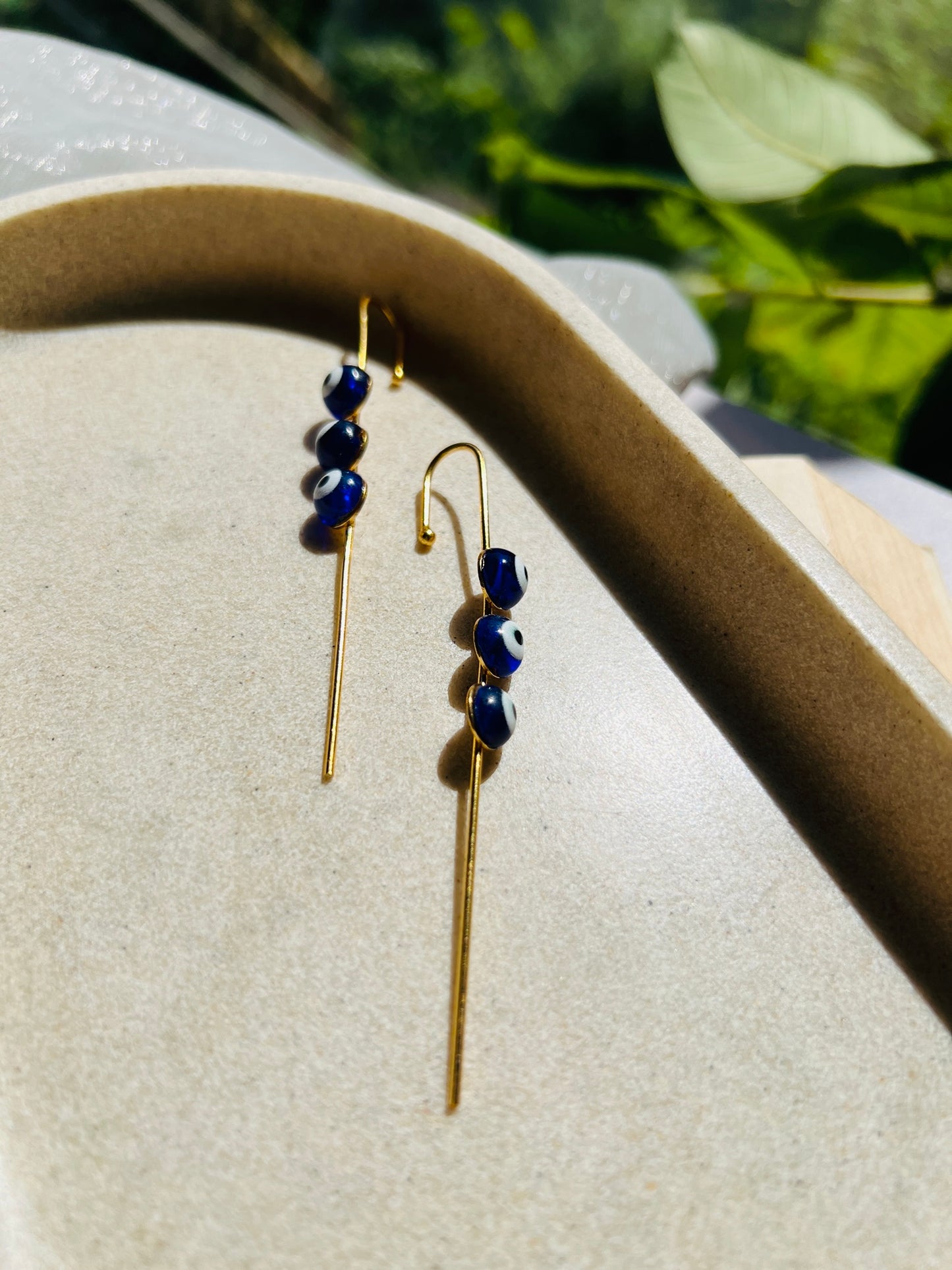Mystic Pearl Evil Eye Ear Cuff