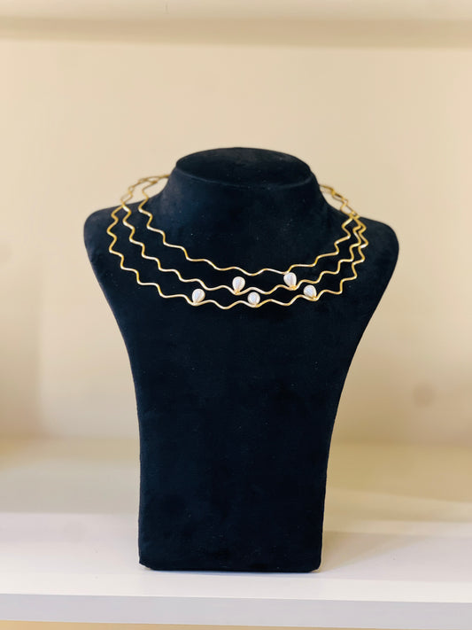 Pearl Ripple Choker