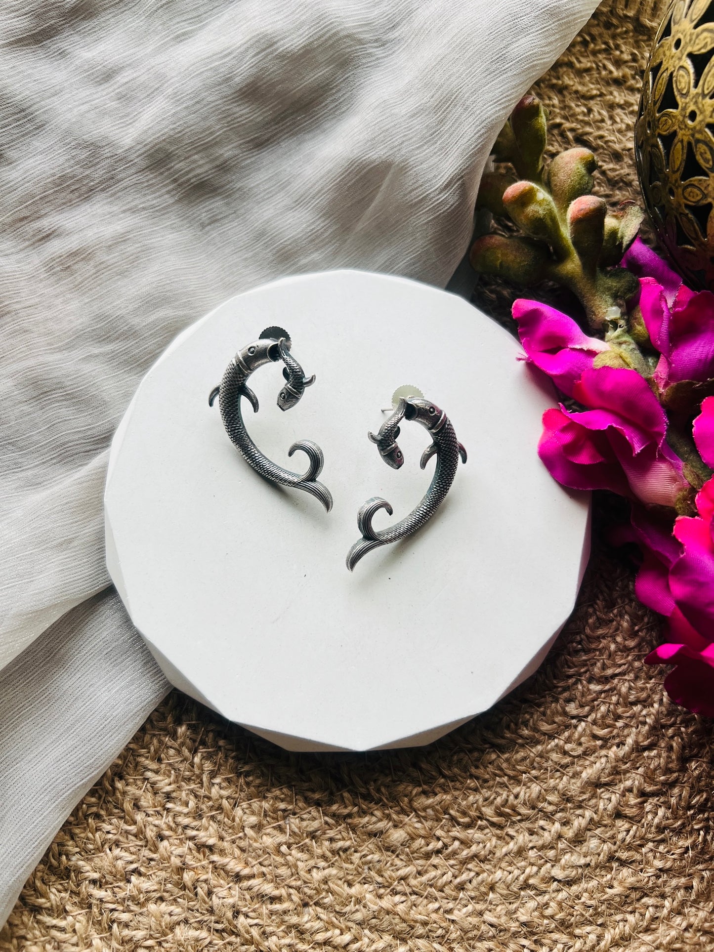 Matsya Bala Studs - Earrings