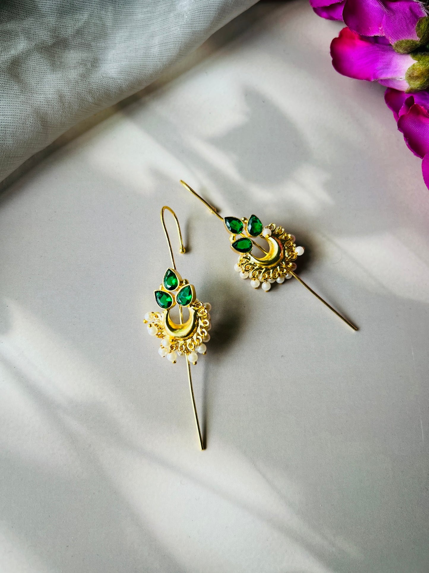 STONE EARCUFFS
