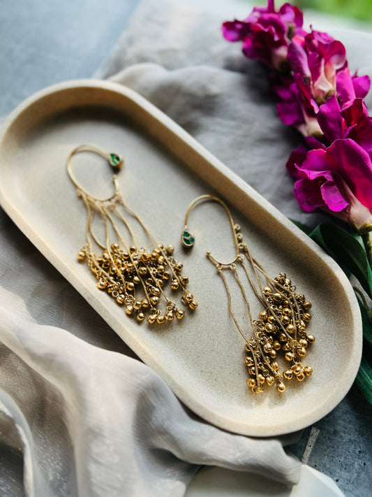 Zariya Chain Fringe Earrings