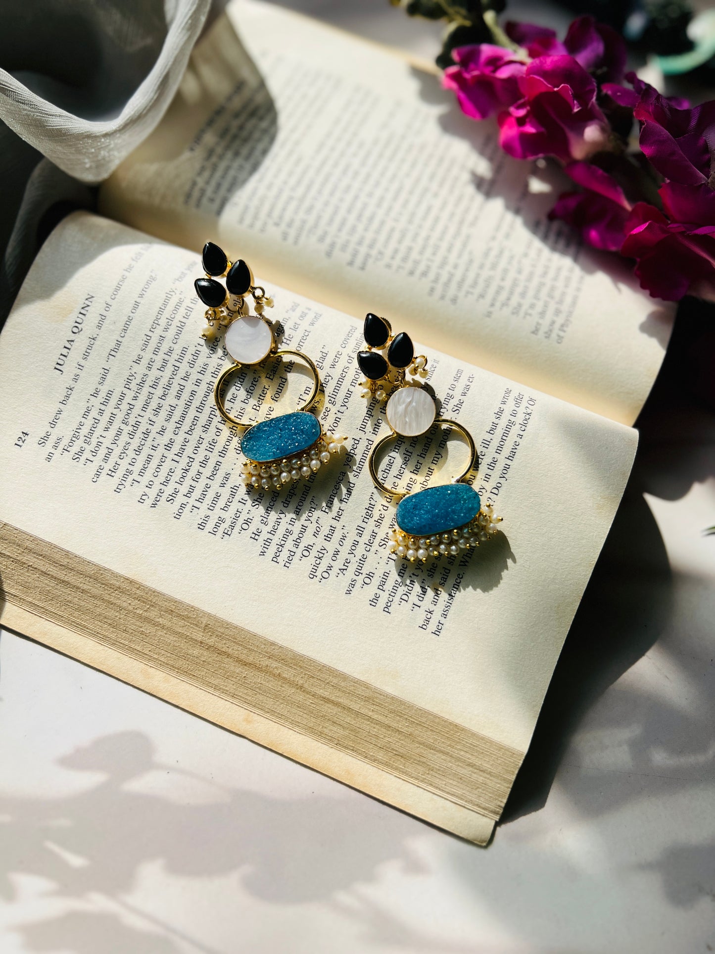 Druzy Pearl Elegance