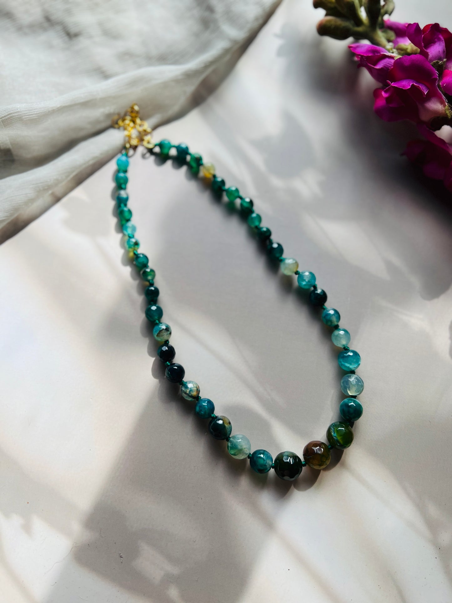 Elysian Marble Charm Neckpiece - Neckpiece