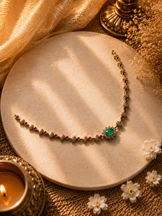 Emerald Dewdrop Choker