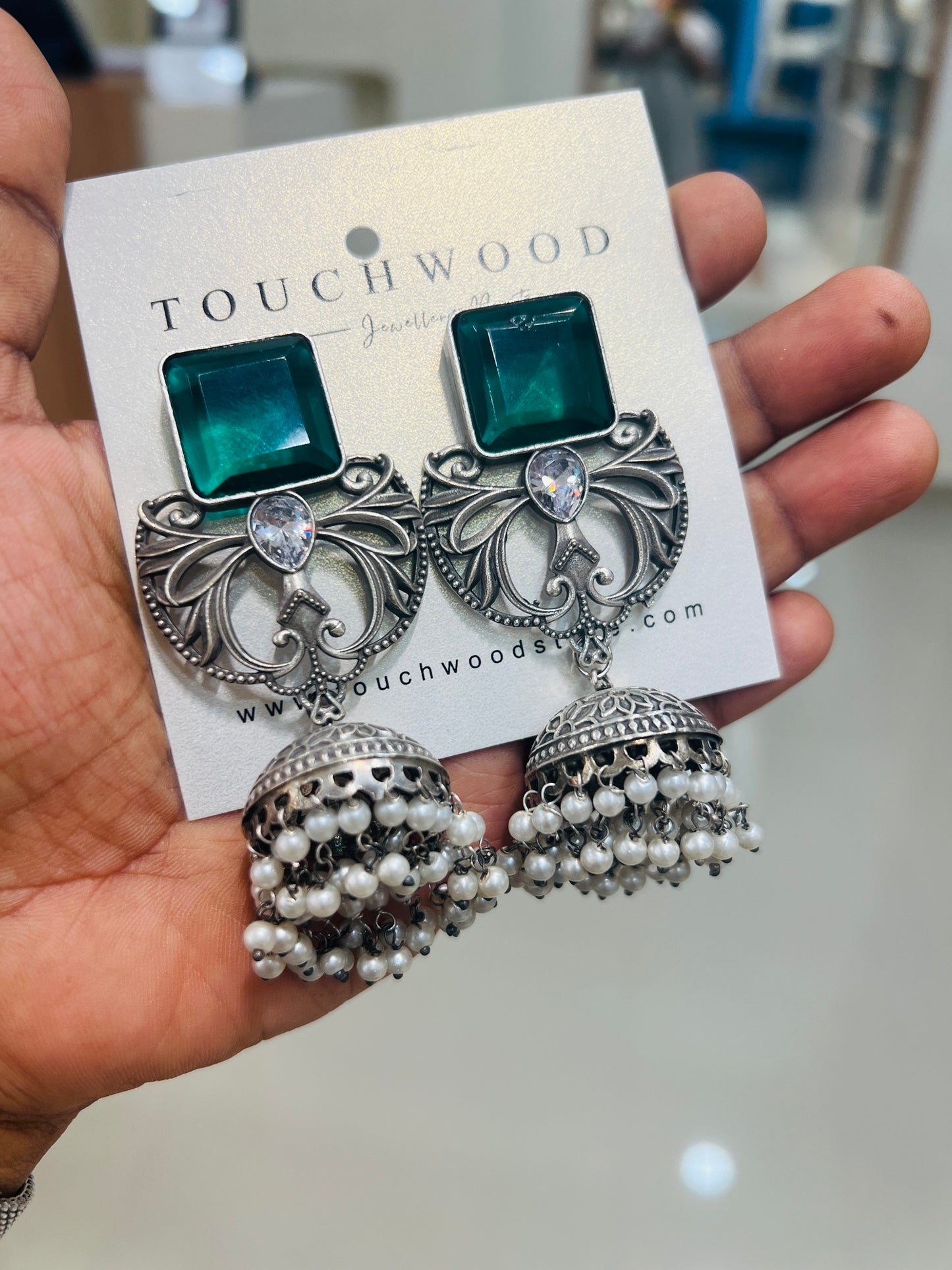 Regal Pearl Jhumkas