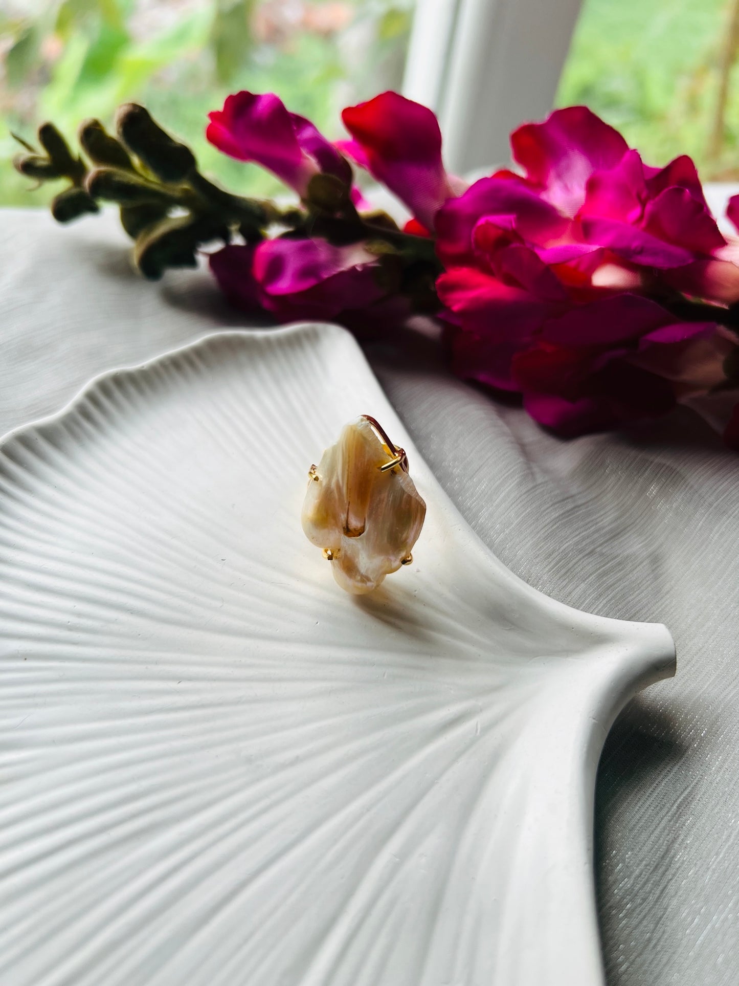 BAROQUE PEARL RING - rings