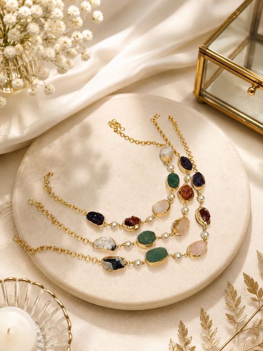 Aurora Harmony Multi-Stone Necklace