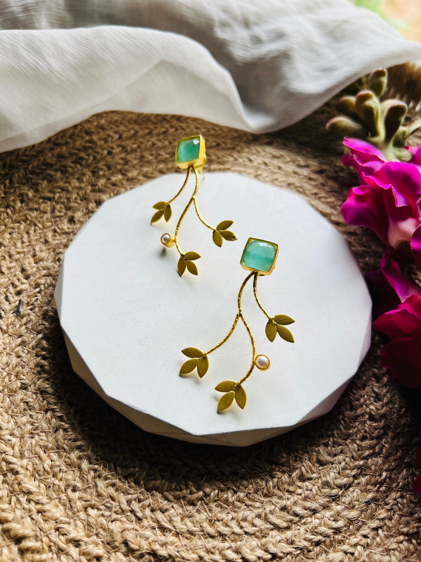 Florenza Drape Earrings - Earrings