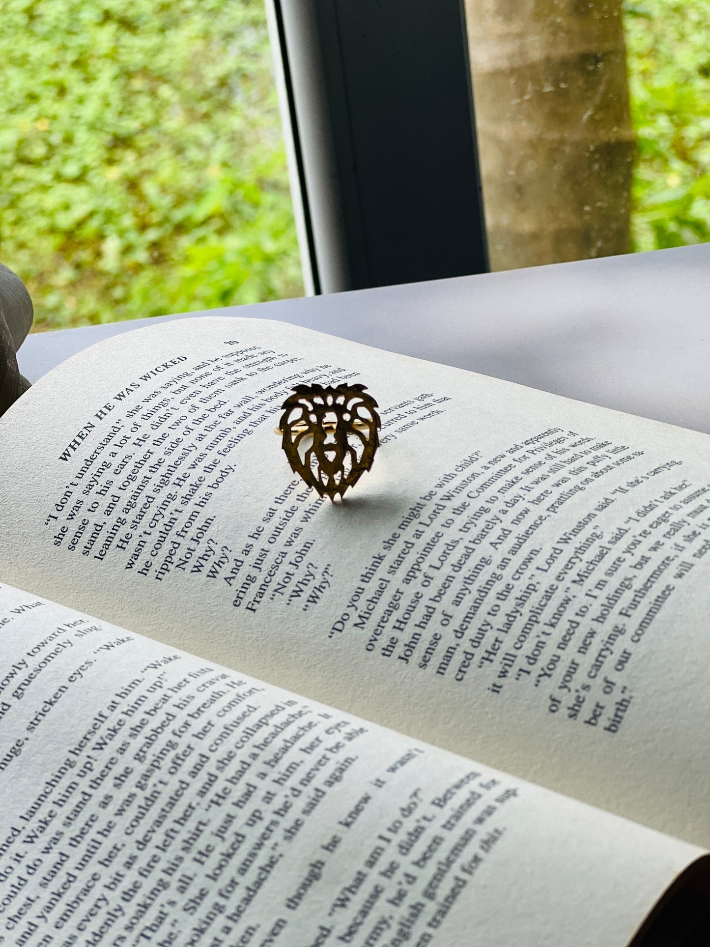 Majestic Lion Adjustable Ring