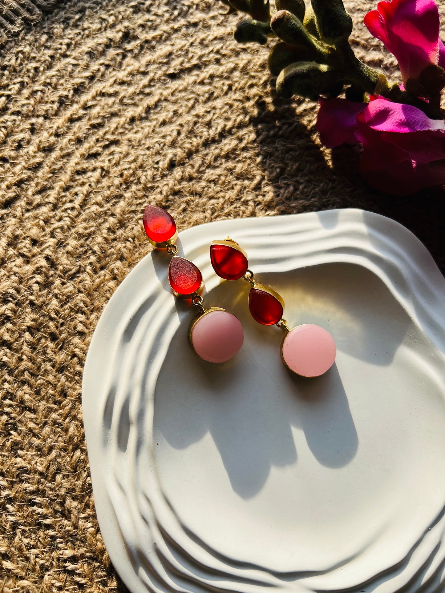 Trinity Raw Drops - Earrings