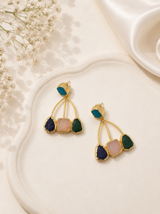 Terra Mosaic Statement Earrings