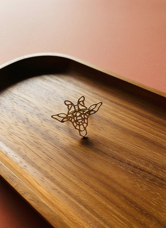 Golden Giraffe Adjustable Ring