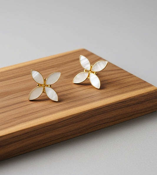 Luna Clover Studs
