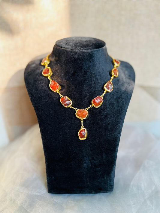 Tangerine Glow Necklace - Neckpiece