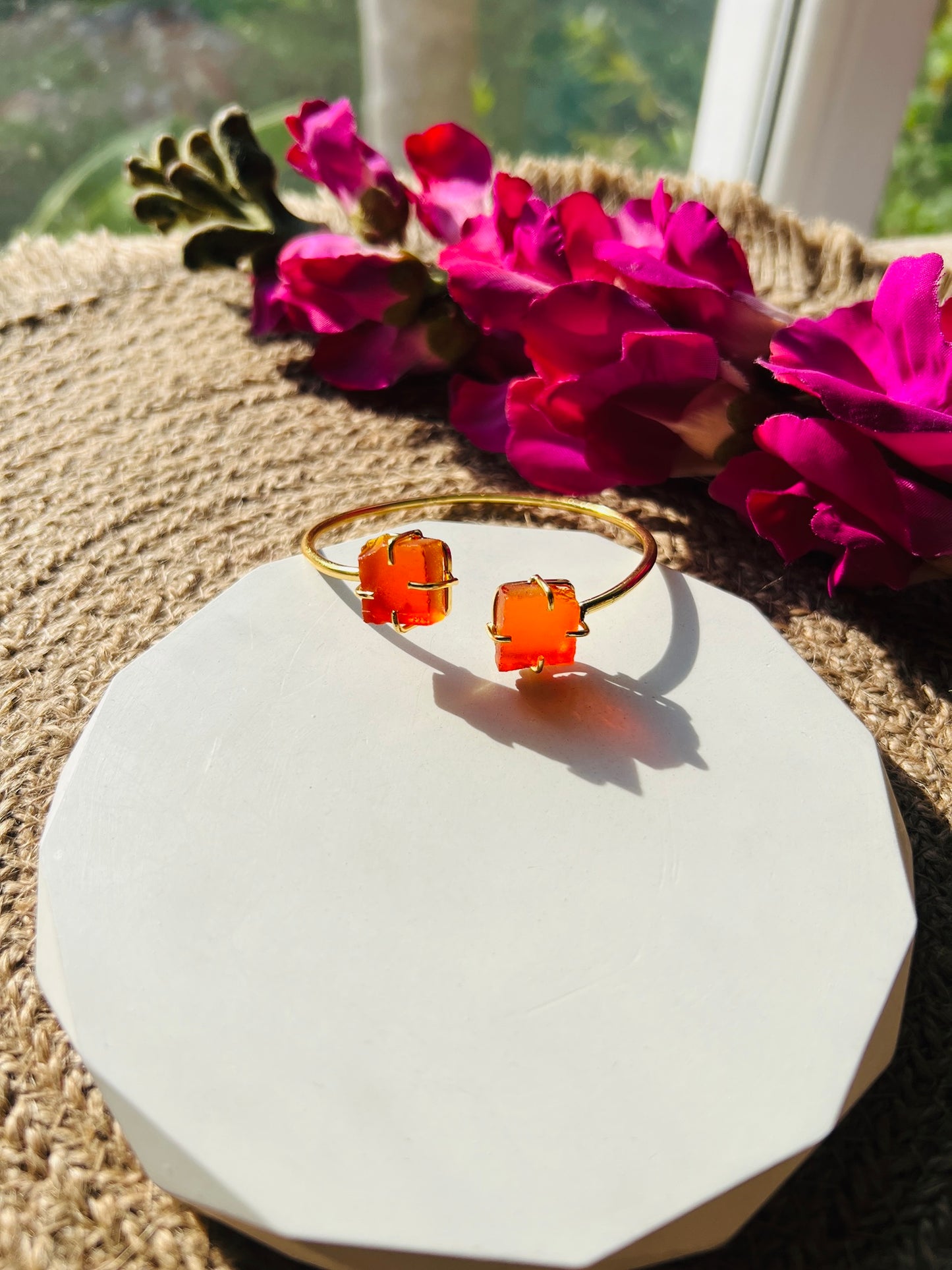 Candy Stone Cuff Bangle Collection