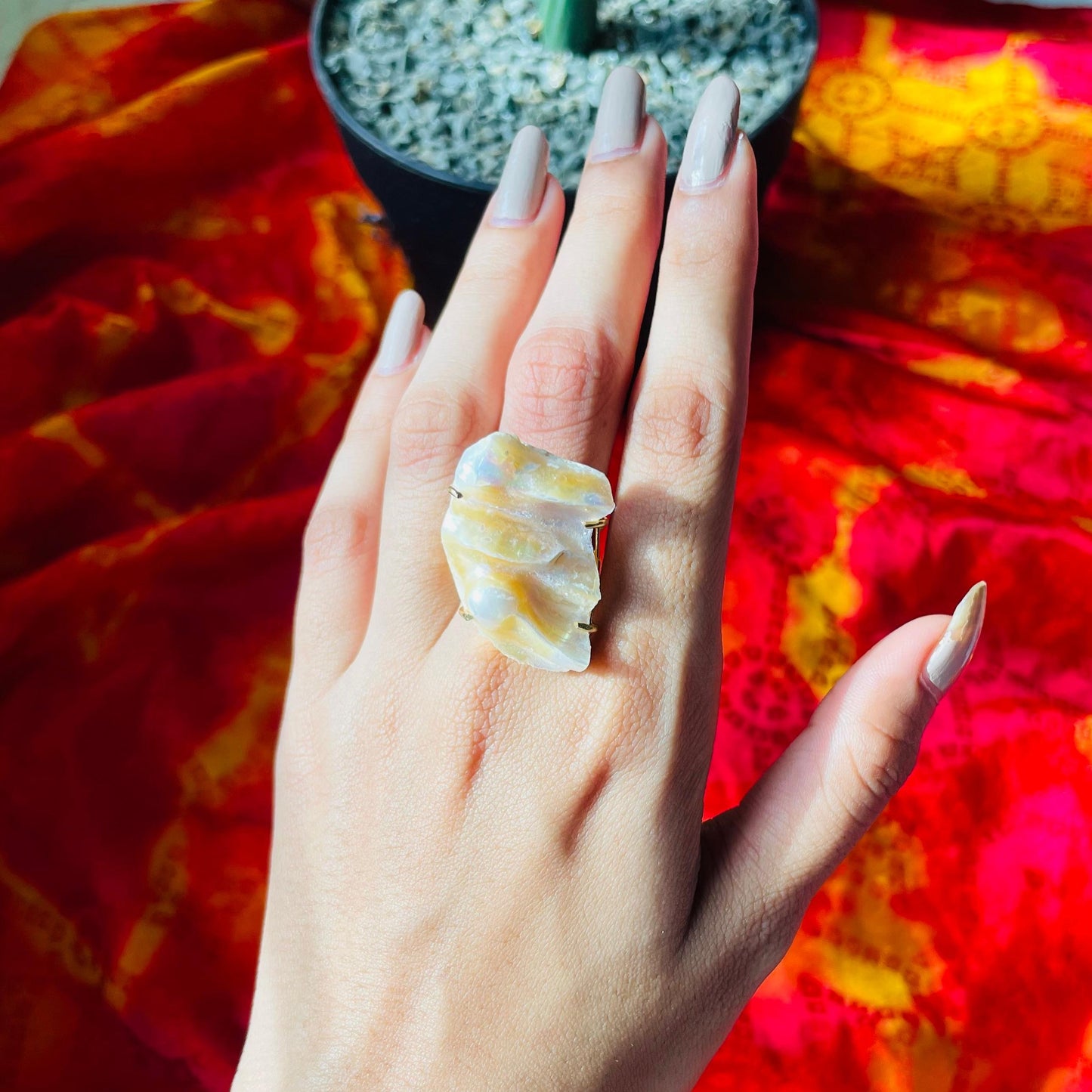 BAROQUE PEARL RING - rings