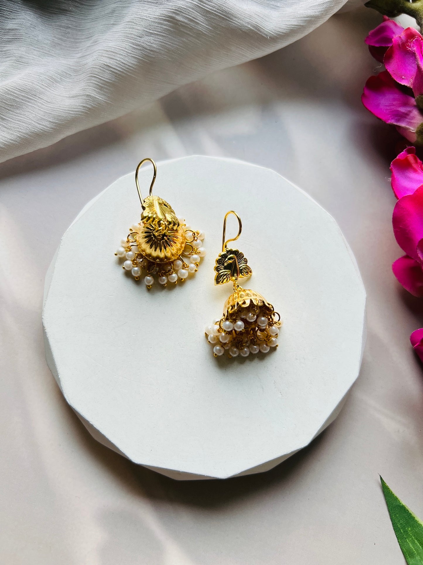 Mayuri Hoop Jhumka - Earrings