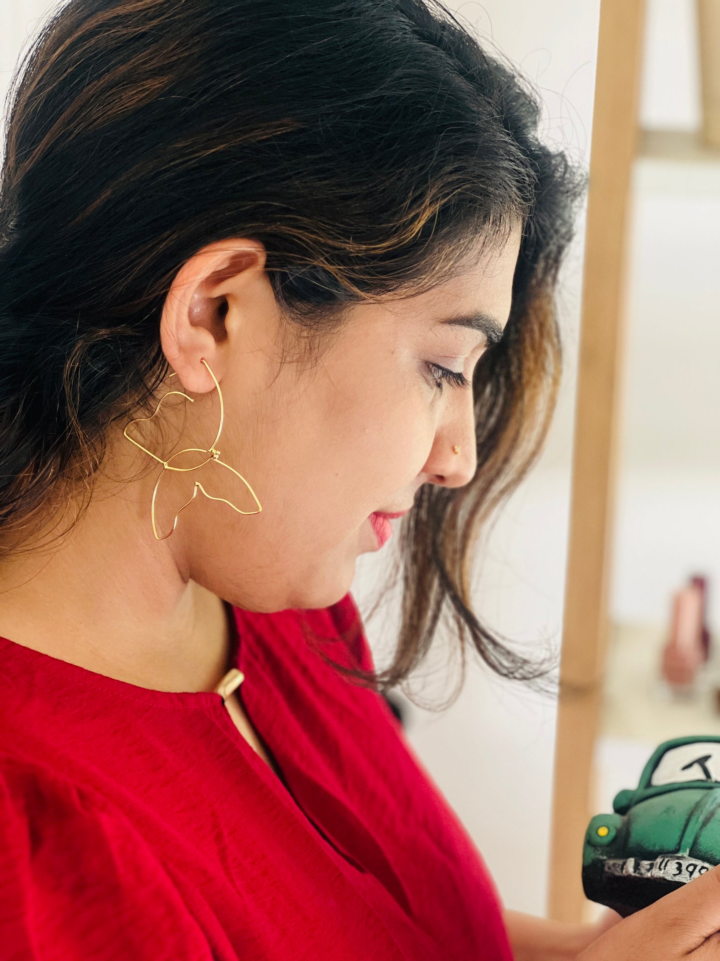 Butterfly hoops - Earrings