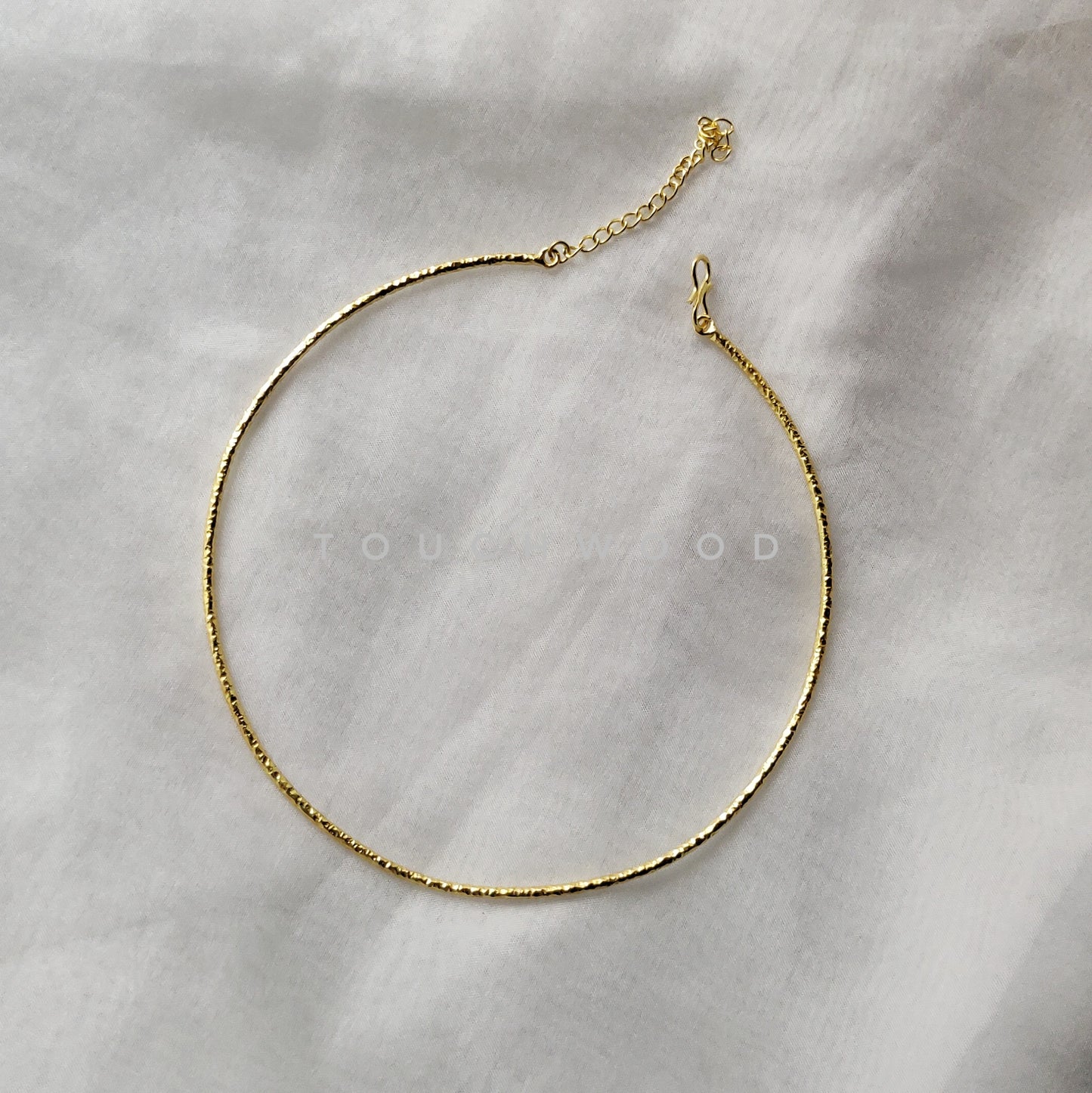 Textured Golden Hasli chain - Neckpiece