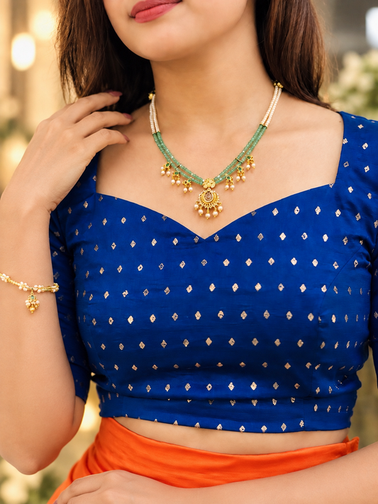 Celestia Pearl Beaded Necklace