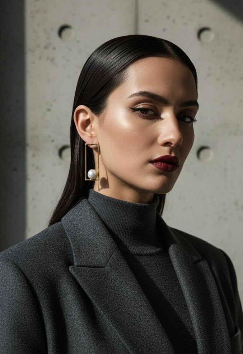 The Marcelline Pearl Earrings