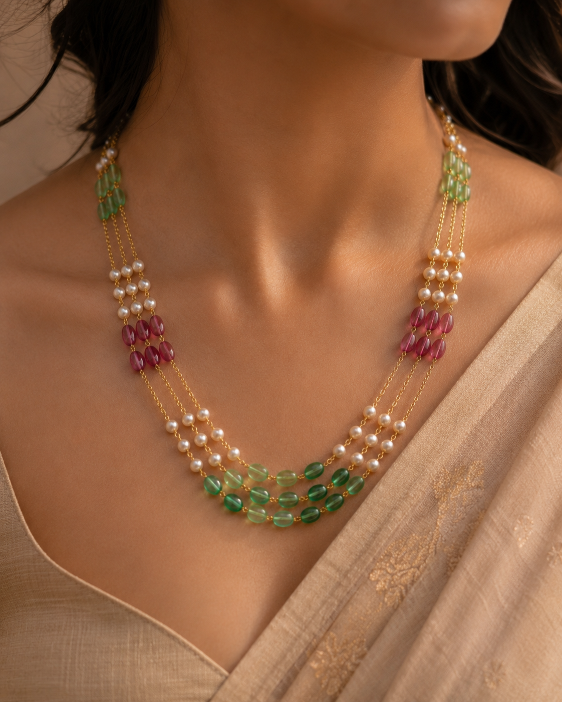 Emerald Bloom Necklace
