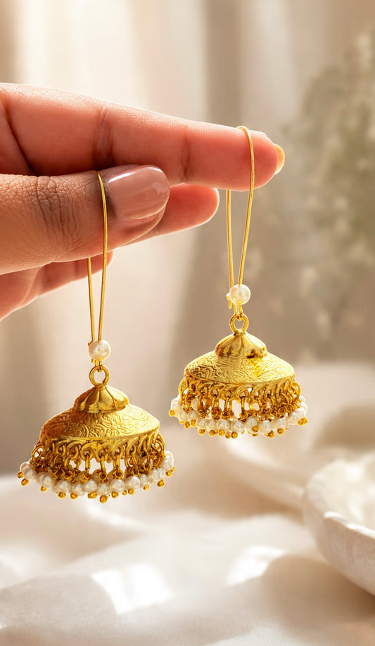 Noor Pearl Jhumkas