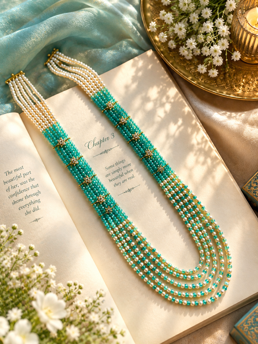 Swarovski Pearl Layer Necklace