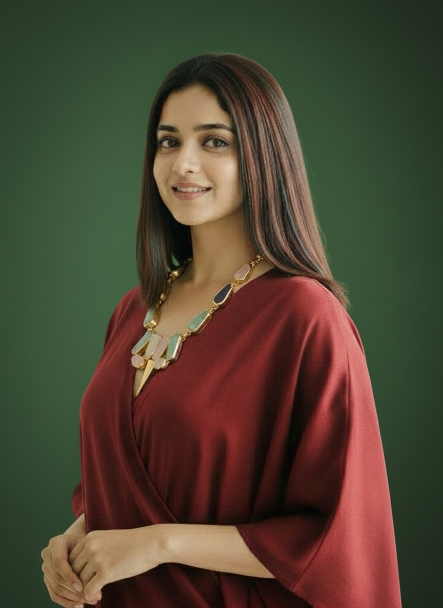 Aurora Boldstone Long Necklace