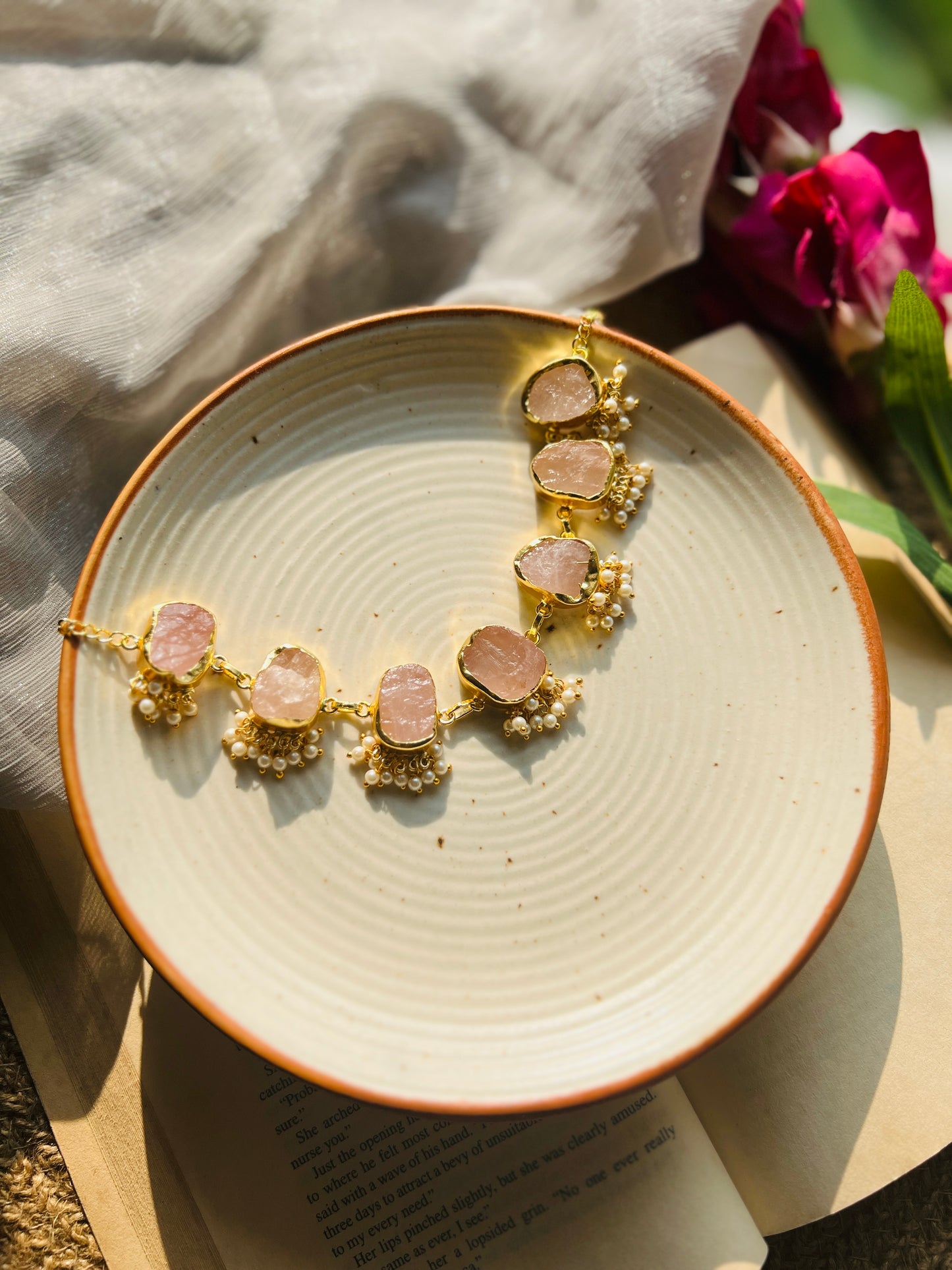 Chandrika Natural Stone Necklace