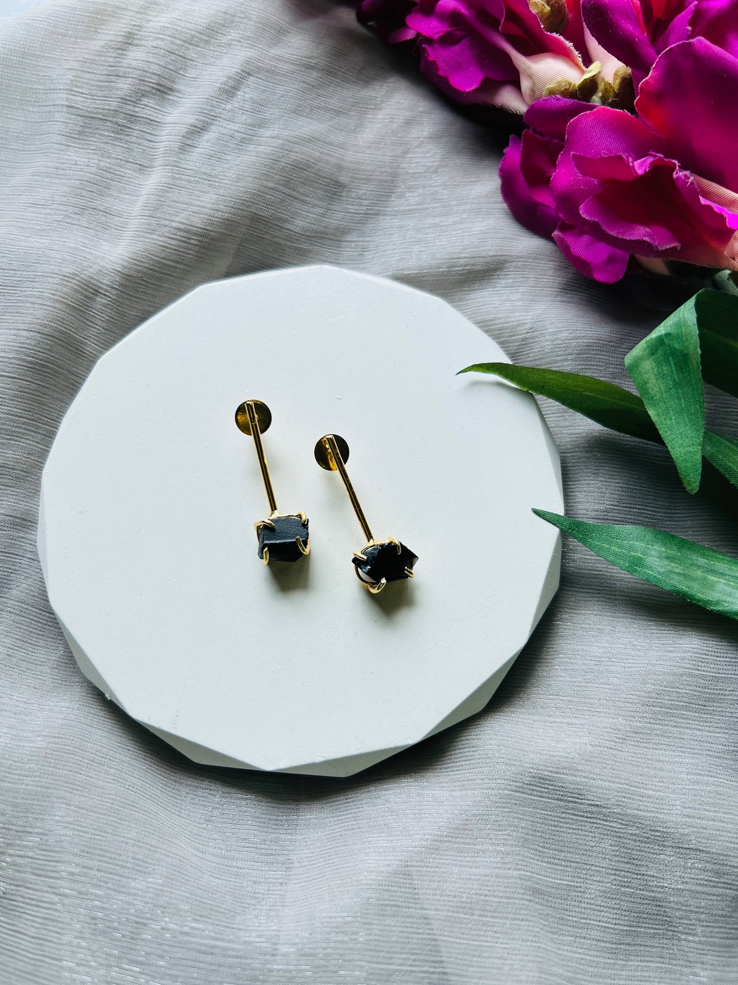 Candy Stone Minimal Earrings