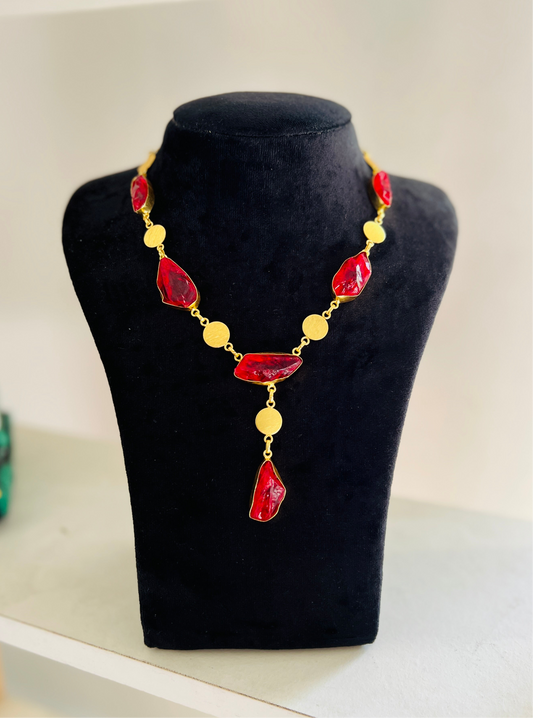 Strawberry Love Necklace - Neckpiece