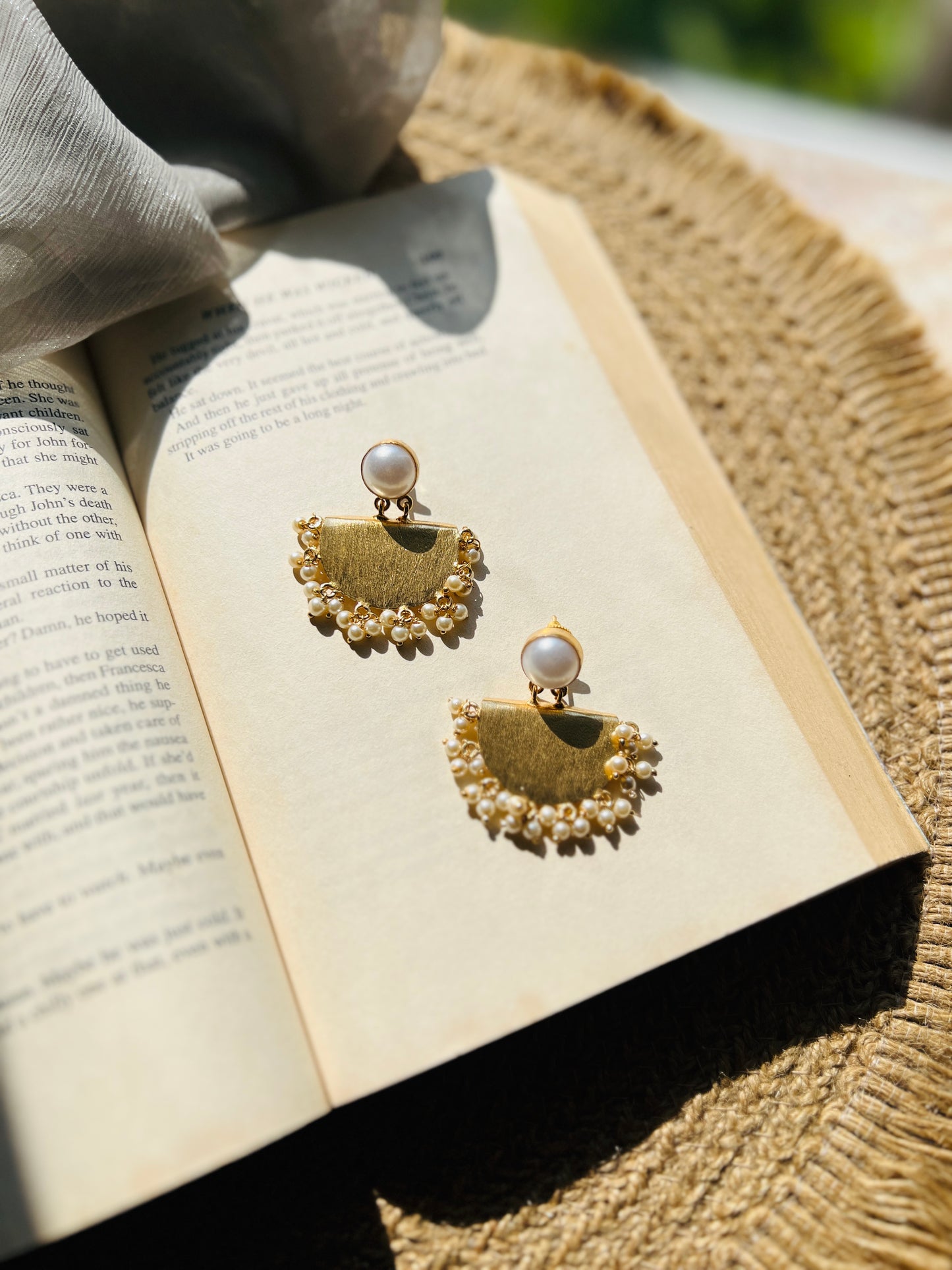 Pearl Halo Chandeliers