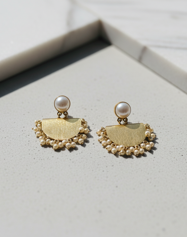 Pearl Halo Chandeliers