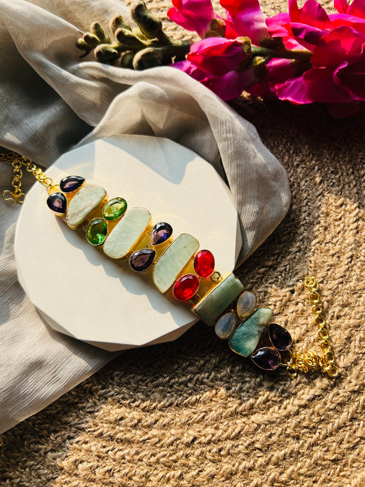 PADMAKSHI STONE CHOKER - Neckpiece