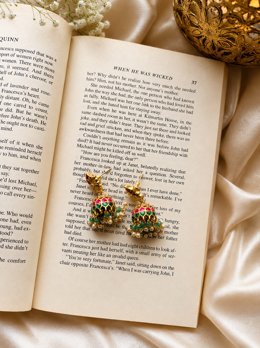 Sundari Kemp Jhumkas